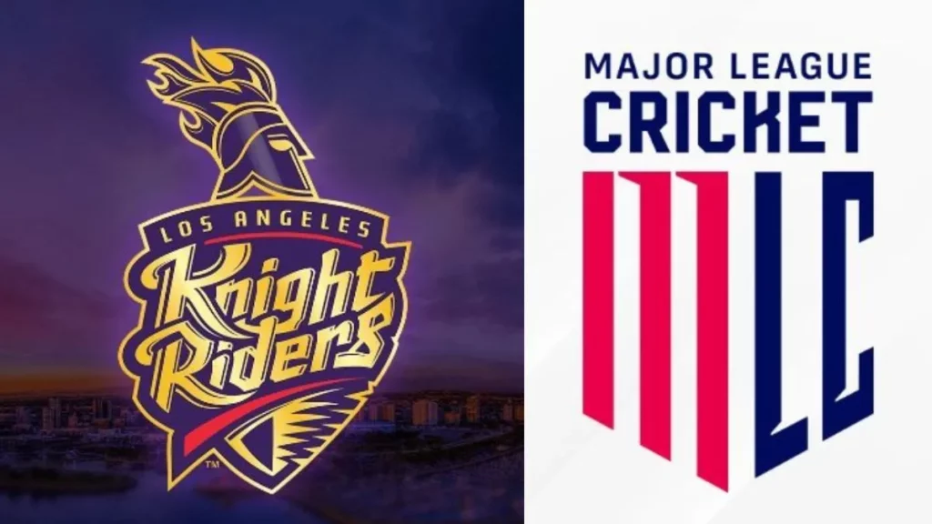 Los Angeles knight riders logo in Major League Cricket