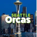 seattle Orcas Logo for MLC with its respective city