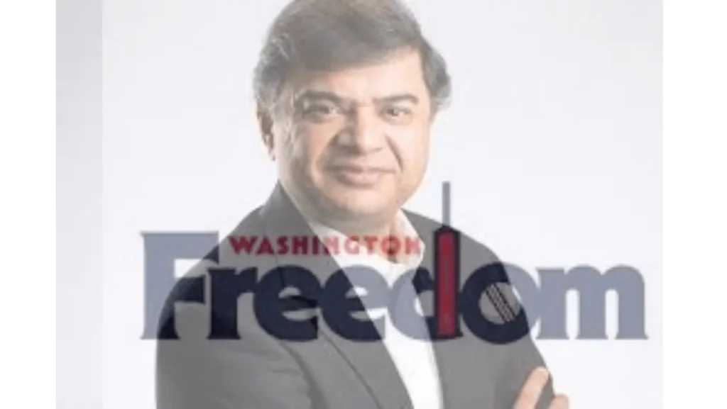 Sanjay Govil With its self owned team logo , Washington Freedom