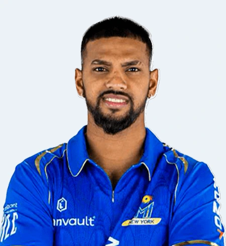 Nicholas Pooran- Mumbai Indian New York Team Player Squad