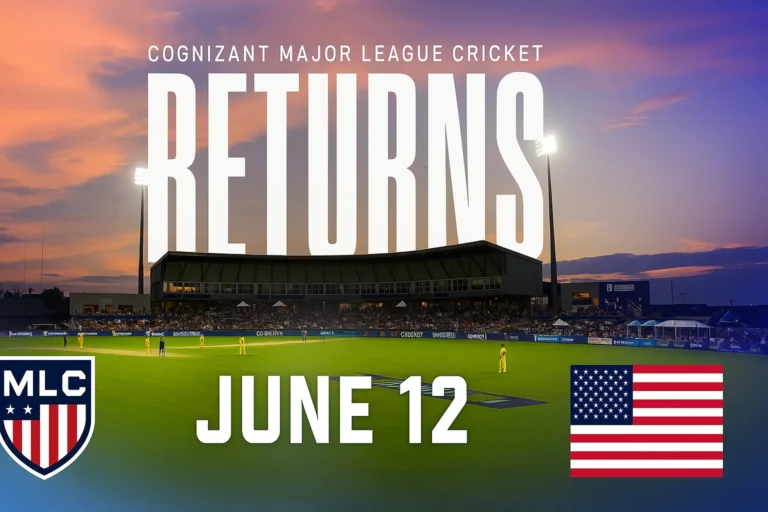 Major League Cricket Schedule, Date, Time And Venue